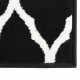 Runner Rug BCF Black and White 80x250 cm Runner Rug BCF Black and White 80x250 cm
