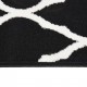 Runner Rug BCF Black and White 80x250 cm Runner Rug BCF Black and White 80x250 cm