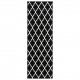 Runner Rug BCF Black and White 80x250 cm Runner Rug BCF Black and White 80x250 cm