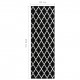 Runner Rug BCF Black and White 80x250 cm Runner Rug BCF Black and White 80x250 cm