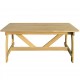 Garden Table 150x74x75 cm Impregnated Pinewood Garden Table 150x74x75 cm Impregnated Pinewood