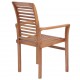 Stacking Dining Chairs 2 pcs Solid Teak Stacking Dining Chairs 2 pcs Solid Teak