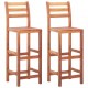 Bar Chairs 2 pcs Solid Acacia Wood Bar Chairs 2 pcs Solid Acacia Wood