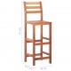 Bar Chairs 2 pcs Solid Acacia Wood Bar Chairs 2 pcs Solid Acacia Wood