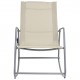Garden Swing Chair Cream 95x54x85 cm Textilene Garden Swing Chair Cream 95x54x85 cm Textilene