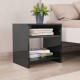 Bedside Cabinet High Gloss Black 40x30x40 cm Chipboard Bedside Cabinet High Gloss Black 40x30x40 cm Chipboard