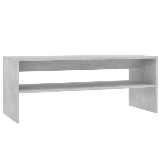 Coffee Table Concrete Grey 100x40x40 cm Chipboard Coffee Table Concrete Grey 100x40x40 cm Chipboard