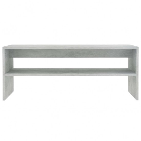 Coffee Table Concrete Grey 100x40x40 cm Chipboard Coffee Table Concrete Grey 100x40x40 cm Chipboard