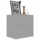Bedside Cabinet High Gloss Grey 40x30x40 cm Chipboard Bedside Cabinet High Gloss Grey 40x30x40 cm Chipboard