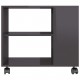 Side Table High Gloss Grey 70x35x55 cm Engineered Wood Side Table High Gloss Grey 70x35x55 cm Engineered Wood