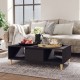 Coffee Table Grey 103.5x60x35 cm Chipboard Coffee Table Grey 103.5x60x35 cm Chipboard