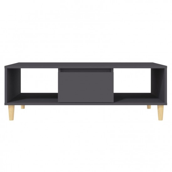 Coffee Table Grey 103.5x60x35 cm Chipboard Coffee Table Grey 103.5x60x35 cm Chipboard