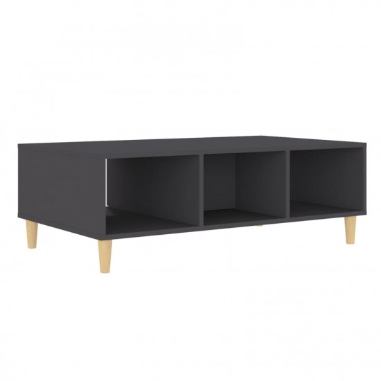 Coffee Table Grey 103.5x60x35 cm Chipboard Coffee Table Grey 103.5x60x35 cm Chipboard