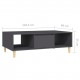 Coffee Table Grey 103.5x60x35 cm Chipboard Coffee Table Grey 103.5x60x35 cm Chipboard