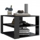 Coffee Table High Gloss Grey 60x60x40 cm Chipboard Coffee Table High Gloss Grey 60x60x40 cm Chipboard