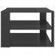 Coffee Table High Gloss Grey 60x60x40 cm Chipboard Coffee Table High Gloss Grey 60x60x40 cm Chipboard