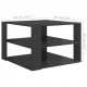 Coffee Table High Gloss Grey 60x60x40 cm Chipboard Coffee Table High Gloss Grey 60x60x40 cm Chipboard