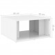 Coffee Tables 4 pcs High Gloss White 33x33x33 cm Chipboard Coffee Tables 4 pcs High Gloss White 33x33x33 cm Chipboard