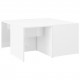 Coffee Tables 4 pcs High Gloss White 33x33x33 cm Chipboard Coffee Tables 4 pcs High Gloss White 33x33x33 cm Chipboard