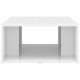 Coffee Tables 4 pcs High Gloss White 33x33x33 cm Chipboard Coffee Tables 4 pcs High Gloss White 33x33x33 cm Chipboard
