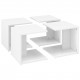 Coffee Tables 4 pcs High Gloss White 33x33x33 cm Chipboard Coffee Tables 4 pcs High Gloss White 33x33x33 cm Chipboard