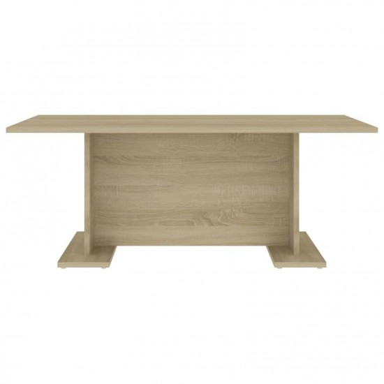 Coffee Table Sonoma Oak 103.5x60x40 cm Chipboard Coffee Table Sonoma Oak 103.5x60x40 cm Chipboard