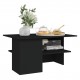 Coffee Table Black 90x60x46.5 cm Chipboard Coffee Table Black 90x60x46.5 cm Chipboard