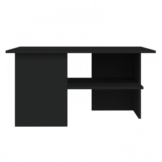 Coffee Table Black 90x60x46.5 cm Chipboard Coffee Table Black 90x60x46.5 cm Chipboard
