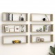 Wall Cube Shelves 6 pcs Sonoma Oak 80x15x26.5 cm Chipboard Wall Cube Shelves 6 pcs Sonoma Oak 80x15x26.5 cm Chipboard