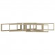 Wall Cube Shelves 6 pcs Sonoma Oak 80x15x26.5 cm Chipboard Wall Cube Shelves 6 pcs Sonoma Oak 80x15x26.5 cm Chipboard