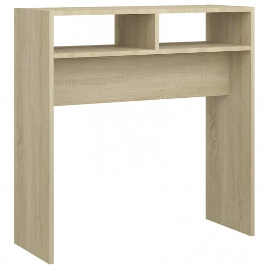 Console Table Sonoma Oak 78x30x80 cm Chipboard Console Table Sonoma Oak 78x30x80 cm Chipboard