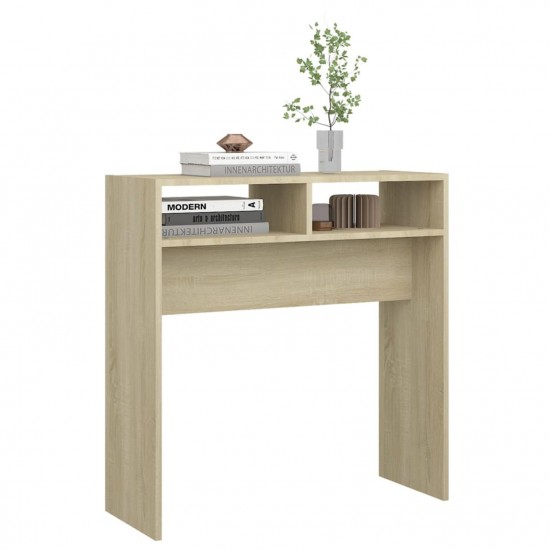 Console Table Sonoma Oak 78x30x80 cm Chipboard Console Table Sonoma Oak 78x30x80 cm Chipboard