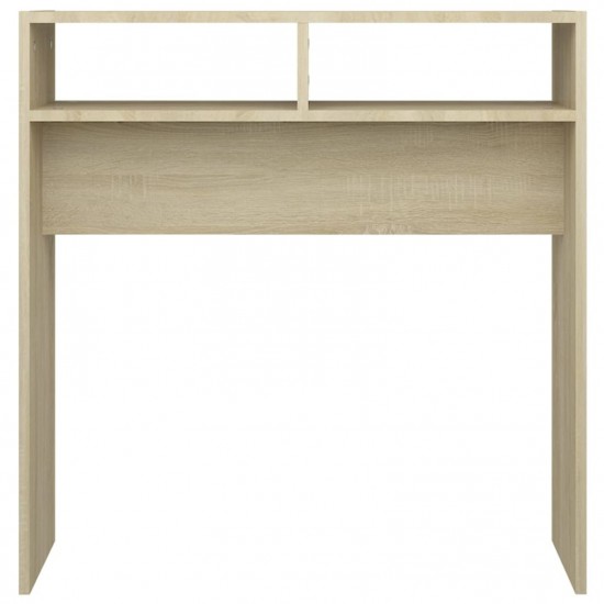 Console Table Sonoma Oak 78x30x80 cm Chipboard Console Table Sonoma Oak 78x30x80 cm Chipboard