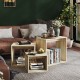 Nesting Tables 3 pcs Sonoma Oak Chipboard Nesting Tables 3 pcs Sonoma Oak Chipboard