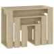 Nesting Tables 3 pcs Sonoma Oak Engineered Wood Nesting Tables 3 pcs Sonoma Oak Engineered Wood