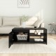 Coffee Table Black 102x50x45 cm Engineered Wood Coffee Table Black 102x50x45 cm Engineered Wood