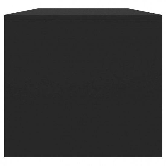 Coffee Table Black 102x50x45 cm Engineered Wood Coffee Table Black 102x50x45 cm Engineered Wood
