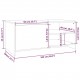 Coffee Table Black 102x50x45 cm Engineered Wood Coffee Table Black 102x50x45 cm Engineered Wood