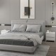 Bedside Cabinets 2 pcs White 45x34.5x44.5 cm Chipboard Bedside Cabinets 2 pcs White 45x34.5x44.5 cm Chipboard