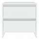 Bedside Cabinets 2 pcs White 45x34.5x44.5 cm Chipboard Bedside Cabinets 2 pcs White 45x34.5x44.5 cm Chipboard