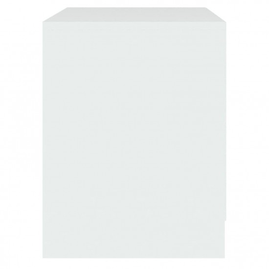 Bedside Cabinets 2 pcs White 45x34.5x44.5 cm Chipboard Bedside Cabinets 2 pcs White 45x34.5x44.5 cm Chipboard
