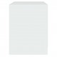 Bedside Cabinets 2 pcs White 45x34.5x44.5 cm Chipboard Bedside Cabinets 2 pcs White 45x34.5x44.5 cm Chipboard