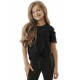 Black Cut Out Shoulder Tie Front Tee Black Cut Out Shoulder Tie Front Tee