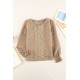 Swiss Dot Lace Splicing Long Sleeve Girl's Blouse Swiss Dot Lace Splicing Long Sleeve Girl's Blouse