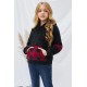 Little Girl Sherpa Plaid Pocket Hoodie Little Girl Sherpa Plaid Pocket Hoodie
