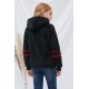 Little Girl Sherpa Plaid Pocket Hoodie Little Girl Sherpa Plaid Pocket Hoodie