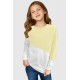 Apricot Color Block Long Sleeve Kid's Top Apricot Color Block Long Sleeve Kid's Top