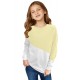 Apricot Color Block Long Sleeve Kid's Top Apricot Color Block Long Sleeve Kid's Top