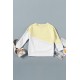 Apricot Color Block Long Sleeve Kid's Top Apricot Color Block Long Sleeve Kid's Top
