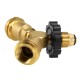 Propane Tank Y-Splitter Adapter Two Way LPG Adapter Tee Connector QCC1 Tank T Adapter Work with BBQ Grills Camping Stoves Heater Propane Tank Y-Splitter Adapter Two Way LPG Adapter Tee Connector QCC1 Tank T Adapter Work with BBQ Grills Camping Stoves Heater